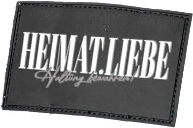 Flak- Heimat.Liebe Rubberpatch