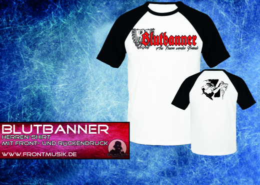 Blutbanner- AFWB- Shirt -weiss/schwarz