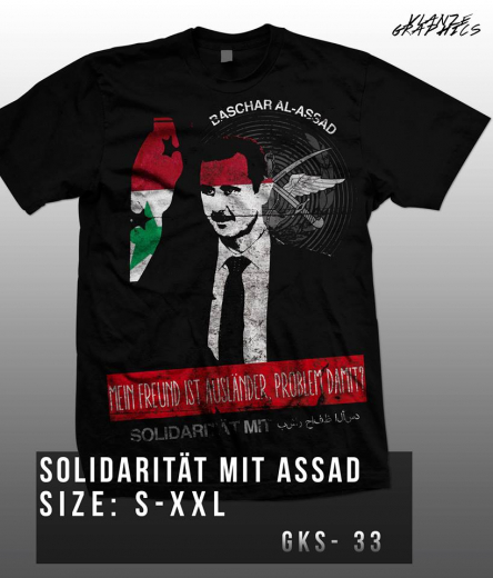 Solidarität mit Assad- Shirt-