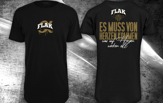 Flak- Es muss von Herzen kommen T-Shirt