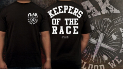 Flak- Keepers of the Race T-Shirt schwarz