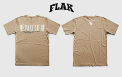 Flak Heimat.Liebe T-Shirt Sand
