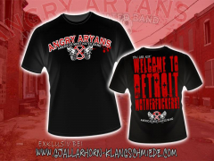 Angry Aryans- Not welcome- Shirt schwarz-