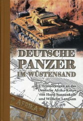 Deutsche Panzer im Wüstensand- Sonnenkalb, Horst: